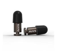 Flare Audio Isolate Earplugs for Noise Reduction - Certified Reusable Hearing Protection SNR-30dB - Concerts, Motorbikes, Construction, Motorsport, Shooting (Bronze Aluminium)