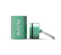 FLARE AUDIO Premium Earplug Keychain Case, Waterproof Aluminium Storage Capsule for Reusable Earplugs, Compatible with Calmer, Isolate and Sleeep, Size Large, Mint