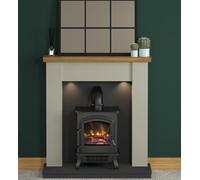 Flare Barrowden Fireplace Suite with Colman Electric Stove