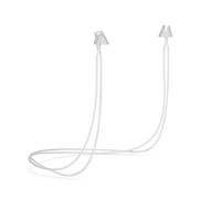 Flare Calmer Kids Secure - Ear Plugs Alternative - Reduce Annoying Noises Without Blocking Sound - Soft Reusable Flexible Silicone with Built-in Lanyard - Translucent