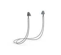 Flare Calmer Secure | Ear Plugs Alternative | Daily Noise Relief | Sound Sensitivity | Stress Relief | No Muffling | Improve Wellbeing | Comfy, Reusable, Soft Silicone Earplugs | Original Grey