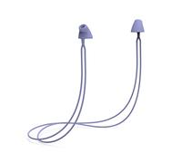 Flare Calmer Secure - Ear Plugs Alternative - Reduce Annoying Noises Without Blocking Sound - Soft Reusable Flexible Silicone with Built-in Lanyard - Purple