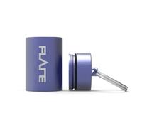 Flare Capsule Aluminium Keychain Case for Earplugs and Ear Tools, Splash Resistant Screw Top with O Ring Seal, Large Size