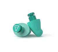 Flare Earshade - Earplugs - Block Sound - Aerospace Aluminium & Super Soft Memory Foam - Green