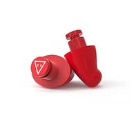 Flare Earshade - Earplugs - Block Sound - Aerospace Aluminium & Super Soft Memory Foam - Red