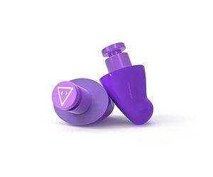 Flare Earshade - Earplugs - Block Sound - Aerospace Aluminium & Super Soft Memory Foam - Violet
