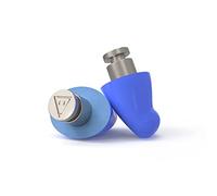 Flare Earshade Pro - Earplugs - Block Sound - Aerospace Titanium & Super Soft Memory Foam - Blue