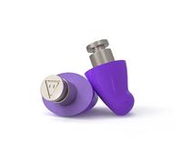 Flare Earshade Pro - Earplugs - Block Sound - Aerospace Titanium & Super Soft Memory Foam - Violet