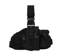 Flare Emergency Drop Leg Holster With Magazine Pouch Style Holster Thigh Adjustable Right Hand Platform Backpack Mens (B, One Size)