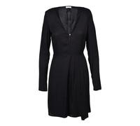 Flared dress with button closure - female - Patrizia Pepe - Short Dresses - Black - L - Dresses L