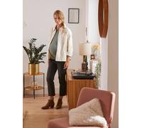Flared Jeans for Maternity, Inside Leg 65 cm grey dark solid