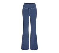 Flared Jeans for Women High Waist Stretchy Bell Bottom Denim Pants Skinny-Fit Tummy Control Pull On Bootcut Yoga Trousers Denim Casual Trendy Comfy Loungewear Elastic Jeans