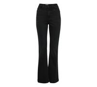 Flared jeans for women Pulz Jeans Becca Bootcut Noir 31x30