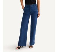 Flared Jeans Stonewashed Blue