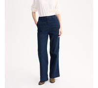 Flared Jeans Untreated Blue