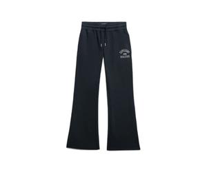 Flared printed women's joggers Superdry Athletic Bleu M