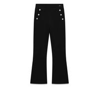 Flared Trousers Girl Guess Punto Milano Noir 12 ans