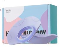 Flarelyare Spa Wristbands for Face Washing,5’’-6.1’’ Wrist,Blue,Aesthetic Flower Design,The Gift for Skincare Lovers