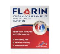 FLARIN Joint and Musclar Pain Relief - 16 Soft Capsules