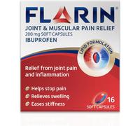 Flarin Joint & Muscular Pain Relief 200 mg Soft Capsules, Back Pain