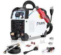 FLARING FC650D PLUS Plasma Cutter 65 AMP Touch Arc Plasma Cutter Machine 120/240V Dual Voltage, Digital Display, High Frequency IGBT Inverter, Post Air/2T/4T, 5/8" Clean Cut with Consumable
