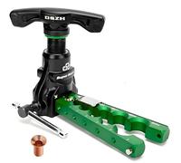 Flaring Tool for 1/4" - 3/4" HVAC Tools Single Tube Flare Tool Kit 45° Eccentric Tubing Flaring Tool with Clutch Limit Piece for Copper Aluminum Pipes Refrigeration Air Conditioner Repair