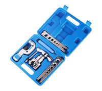 Flaring Tool HVAC, 134Pipe Expander Copper Tube Flare Kit, Air Conditioning Refrirator Refriration Repair Metric Reamer Tool Flare Device