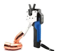 Flaring Tool Kit for HVAC, 1/4" - 3/4" Cordless Flare Tool with Clamps and 45° Eccentric for Copper Aluminum Pipe - Complete Set for Professionals