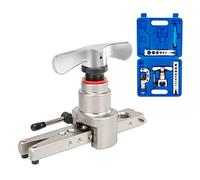 Flaring Tools Set 2 Flaring Bar for 15 Dies Sizes Eccentric Cone Refrigeration HVAC with Tube Cutter and Reamer