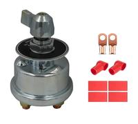Flaroey 12-48V Master Battery Disconnect Switch Kit,High Current Up to 200A.Perfect for Cars, Trucks, RVs, Boats, & ATVs