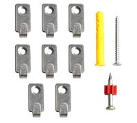 Flaroey 12PCS Wall Mount Hooks, Stainless Steel Hook, Heavy Duty Single Hole Hanger, Mini Hook J Shape
