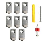 Flaroey 12PCS Wall Mount Hooks, Stainless Steel Hook, Heavy Duty Single Hole Hanger, Mini Hook T Shape