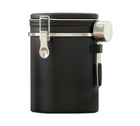 Flaroey 1800ML Stainless Steel Coffee Canister Airtight Container with Date Tracker Measuring Spoon Freshness Lock Kitchen E