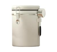 Flaroey 1800ML Stainless Steel Coffee Canister Airtight Container with Date Tracker Measuring Spoon Freshness Lock Kitchen B