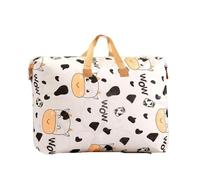 Flaroey 1PCS Large Capacity Storage Bag with Handle Capacity Clothes Storage Bag Organizer with Handle,Foldable Closet Organizer