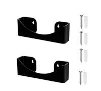 Flaroey 2 Pack Acrylic Hat Rack for Wall,Wall Mounted Hat Organizer for Closet, Door, Garage, Bedroom Black