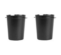 Flaroey 2 Pcs Coffee Dosing Cup Stainless Steel Coffee Dosing Cup Coffee Coffee Machine Accessories Smelly Smelling Cup Espresso Machine Diy Tools 51mm