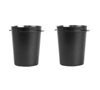 Flaroey 2 Pcs Coffee Dosing Cup Stainless Steel Coffee Dosing Cup Coffee Coffee Machine Accessories Smelly Smelling Cup Espresso Machine Diy Tools 53mm