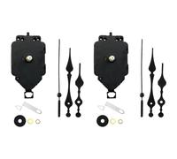 Flaroey 2 Set DIY Clock Movement Kit Oscillating Movement with Hands Quartz Clock Repair Parts Replacement Parts L