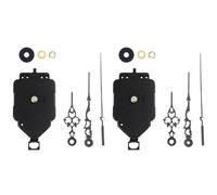 Flaroey 2 Set DIY Clock Movement Kit Oscillating Movement with Hands Quartz Clock Repair Parts Replacement Parts F