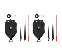 Flaroey 2 Set DIY Clock Movement Kit Oscillating Movement with Hands Quartz Clock Repair Parts Replacement Parts E
