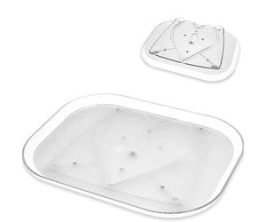 Flaroey 2Pack Lazy Turntable Organizer for Refrigerator, Rotating Rectangular Lazy for Cabinet, Pantry, Kitchen Easy to Use L