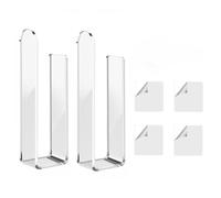 Flaroey 2PCS Acrylic Wall Mounted Hat Hook, Baseball Hat Organizer, Multi-Purpose Hat Holder, for Baseball Cap, Hat Hangers C