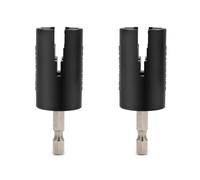 Flaroey 2Pcs Guitar String Winder Drill Bit String Winder Headstock Electric Hand Drill String Winder Head Electric