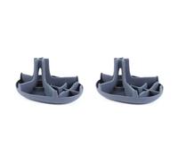Flaroey 2pcs Silicone Drain Ice Cup Drying Rack Bottle Glass Drain Rack Shelf Gray