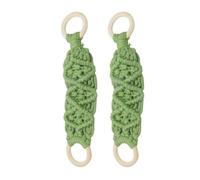 Flaroey 2PCS Towel Clips for Kitchen,Crochet Hanging Dish Towel Dish Towel Holder for Kitchen,Towel Hanger Hanging Towels Ring B