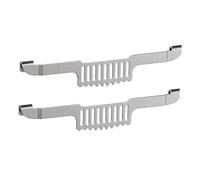 Flaroey 2X Griddle Spatula Holder,Stainless Steel Grill Barbecue Tool Hold Rack, Easy to Use No Magnetic