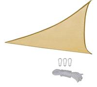 Flaroey 2x2x2 Meter Outdoor Window Shade Sail Breathable Triangular Extra Large Shade Sail