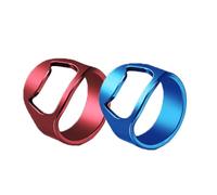 Flaroey 32PCS Bartender Ring Bartender Ring Bottle Opener Stainless Steel Ring Bottle Opener Ring Bottle Opener for Bartenders,A