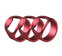 Flaroey 32PCS Bartender Ring Bartender Ring Bottle Opener Stainless Steel Ring Bottle Opener Ring Bottle Opener for Bartenders,D